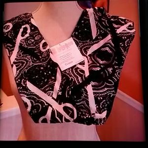 Lularoe leggings black and white scissors ✂️